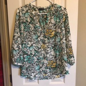 The Limited floral blouse size M — MOVING SALE all tops $5 each